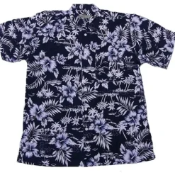 KOSZULA HAWAJSKA T-SHIRT HAWAJSKI KWIATY PAPUGIXXL