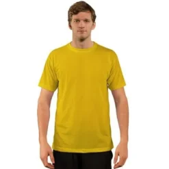 Koszulka Basic z krótkim rękawem do sublimacji - Yellow L