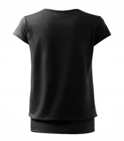 Koszulka bluzka damska t-shirt CITY czarny XL