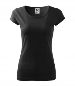 Koszulka damska t-shirt MALFINI PURE czarna L