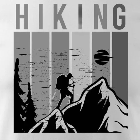 Koszulka outdoor w góry dla turysty namiot Tatry trekkingowa męska biała REGULAR S
