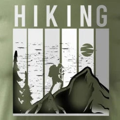 Koszulka outdoor w góry dla turysty namiot Tatry trekkingowa męska khaki REGULAR M