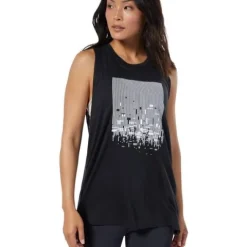 Koszulka Reebok Cardio Graphic Tank damska top bezrękawnik sportowy XS