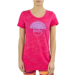 Koszulka Reebok RH Burnout damska t-shirt przedłużany sportowy termoaktywny S