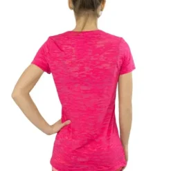 Koszulka Reebok RH Burnout damska t-shirt przedłużany sportowy termoaktywny S