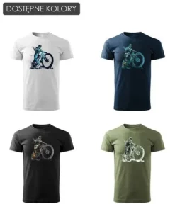 Koszulka rowerowa na rower z rowerem górskim MTB Downhill Mountain Bike męska khaki REGULAR XXL