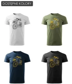Koszulka rowerowa na rower z rowerem górskim MTB Góry Mountain Bike męska khaki REGULAR L