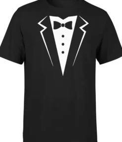 KOSZULKA SMOKING Z NADRUKIEM MĘSKA KRAWAT ROZM XL T-SHIRT MĘSKI TSHIRT