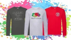 KOSZULKA Z DŁUGIM RĘKAWEM - FRUIT - kolory