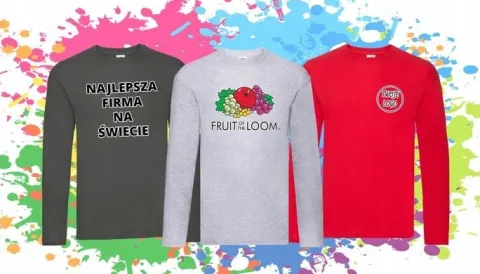 KOSZULKA Z DŁUGIM RĘKAWEM - FRUIT - kolory