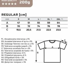 Koszulka z motocyklem Honda VFR 800 X Stroke męska czarna REGULAR XL