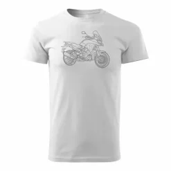 Koszulka z motocyklem Honda VFR 800 X Stroke męska biała REGULAR M
