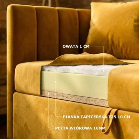 Łóżko z materacem SILEO 80/180 Tapczan jednoosobowy - szare