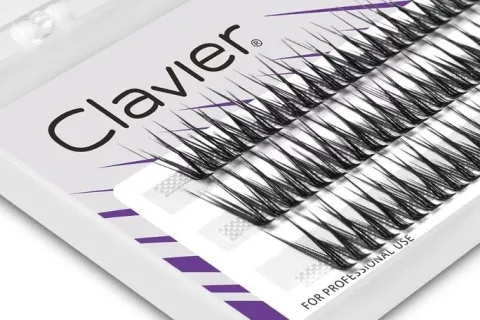 Kępki rzęs Clavier V&L Shape cat eyelashes skręt L - 10mm