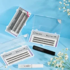 Kępki rzęs Clavier V&L Shape cat eyelashes skręt L - 10mm