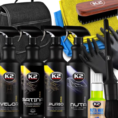 K2 PRO ZESTAW KOSMETYKÓW AUTA DETAILING CZYSZCZENIA SAMOCHODU XL na PREZENT