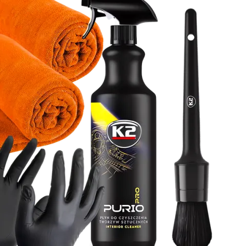 K2 PURIO interior cleaner ZESTAW DO CZYSZCZENIA WNĘTRZA KOKPITU AUTA PRO