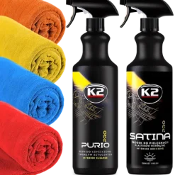 K2 Purio Satina 4 Mikrofibry Zestaw Do Czyszczenia Pielęgnacji Auta