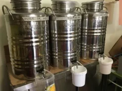 KRAN zawór kulowy STAL nierdzewna INOX gwint 1/2 cala 1/2" KRANIK do beczka