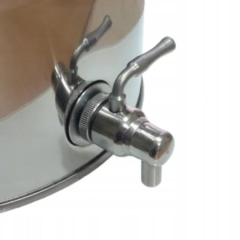 KRAN zawór kulowy STAL nierdzewna INOX gwint 1/2 cala 1/2" KRANIK do beczka