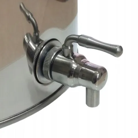KRAN zawór kulowy STAL nierdzewna INOX gwint 1/2 cala 1/2" KRANIK do beczka