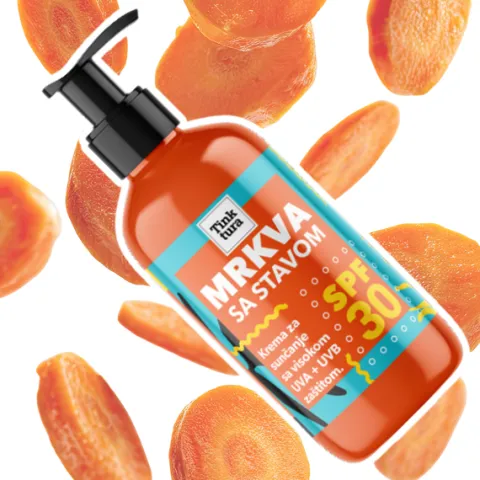 Krem przeciwsłoneczny SPF30 marchewkowy Tinktura Mrkva sa Stavom 150ml