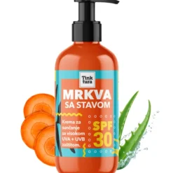 Krem przeciwsłoneczny SPF30 marchewkowy Tinktura Mrkva sa Stavom 150ml