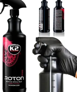 K2 Roton Pro Deironizer 1L Zestaw Do Czyszczenia Felg Płyn Do Mycia Krwawa