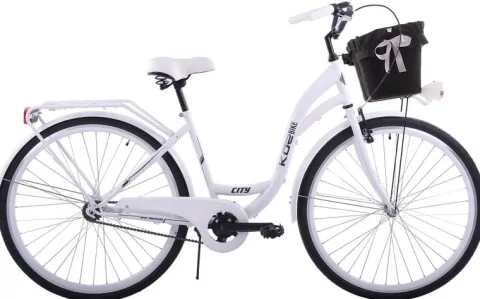 (K25) Rower miejski damski Kozbike 28 biały