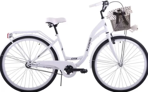 (K25) Rower miejski damski Kozbike 28 biały