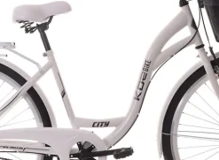 (K25) Rower miejski damski Kozbike 28 biały 3 biegi
