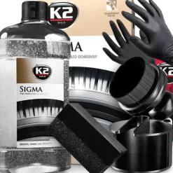 K2 Sigma Dressing Czernidło Do Opon Aplikator Pędzelek Gęste Włosie