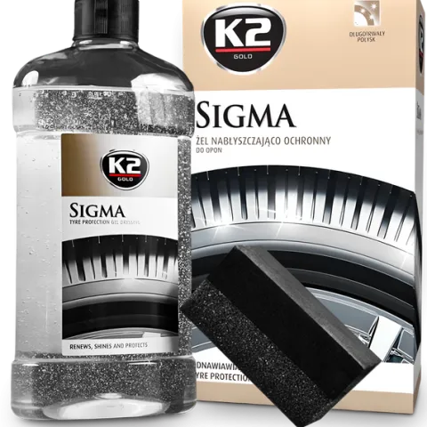 K2 Sigma Dressing Czernidło Do Opon Aplikator Pędzelek Gęste Włosie