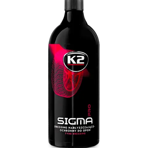 K2 Sigma Pro 1L Czernidło Dressing Do Opon + Aplikator Pędzel Gęste Włosie