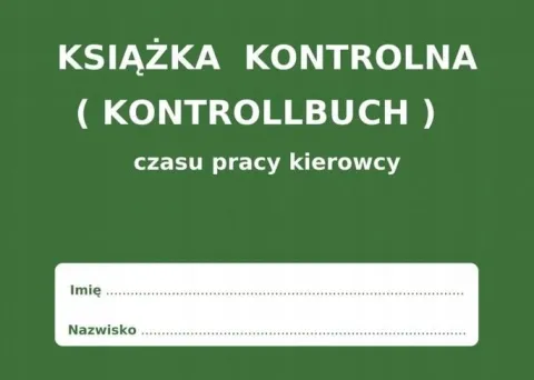 Książka czasu pracy kierowcy KONTROLLBUCH PL - DE - 10 szt.