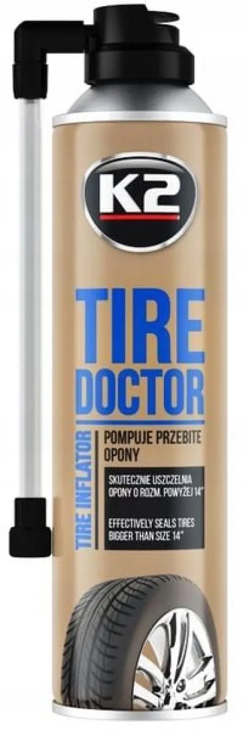 K2 TIRE DOKTOR 500 ML - AEROZOL DO POMPOWANIA