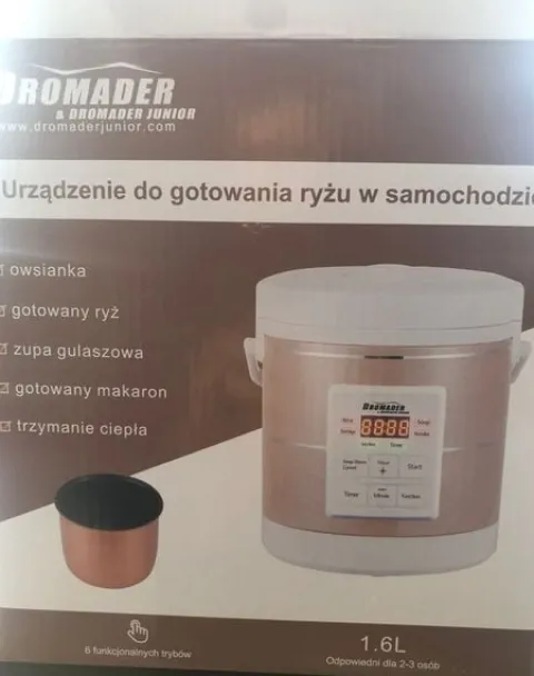 Kuchenka samochodowa do gotowania ryżu 12V - 24V