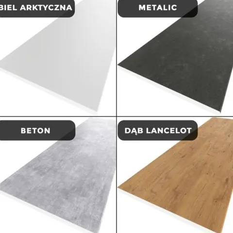 Kuchnia Z Blatem Mała Mokka Plus 2.4m Modułowa Wotan Dąb Wotan Biały Mat