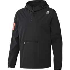 Kurtka Reebok Combat Lightweight męska sportowa wiatrówka termoaktywna z kapturem S