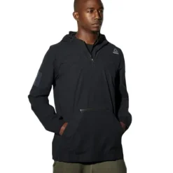 Kurtka Reebok Combat Lightweight męska sportowa wiatrówka termoaktywna z kapturem XS
