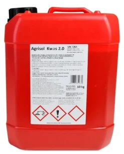 Kwaśny preparat myjący Agrisol Kwas 2.0, 10 kg, Can Agri