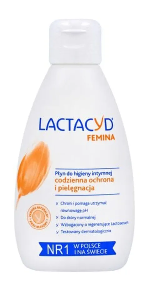 Lactacyd Femina Emulsja do higieny intymnej - nakrętka 200ml