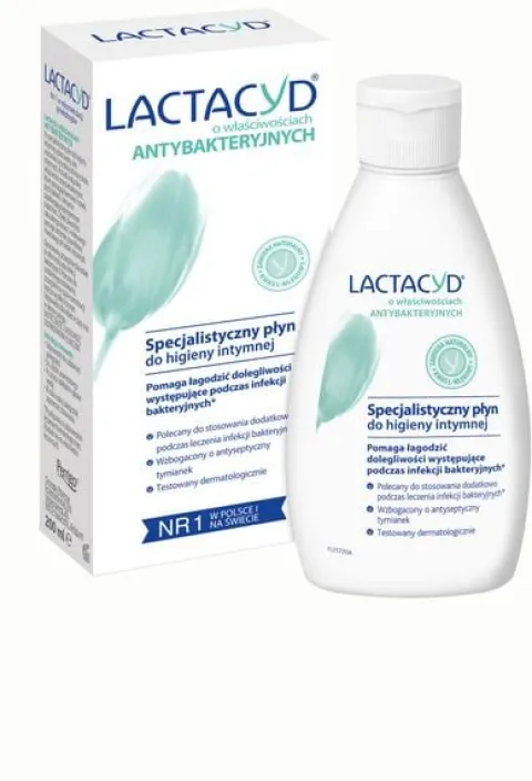 Lactacyd Specjalistyczny Płyn do higieny intymnej - antybakteryjny 200ml
