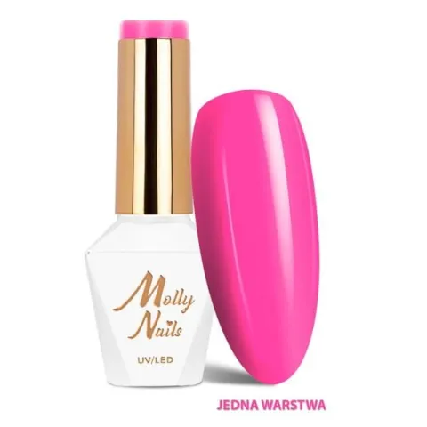 Lakier hybrydowy LED/UV Gel Polish Sorbet Nr 295 Pink MollyNails 8g