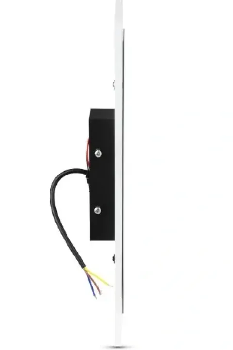LAMPA ŚCIENNA ELEWACYJNA ZEWNĘTRZNY KINKIET LED 20W IP54 SZKLANY PANEL