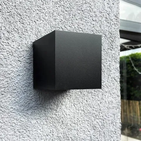 LAMPA ŚCIENNA ELEWACYJNA ZEWNĘTRZNY KINKIET LED 6W IP65 GÓRA DÓŁ LOFT