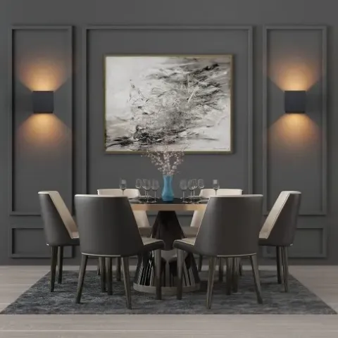 LAMPA ŚCIENNA ELEWACYJNA ZEWNĘTRZNY KINKIET LED 6W IP65 GÓRA DÓŁ LOFT
