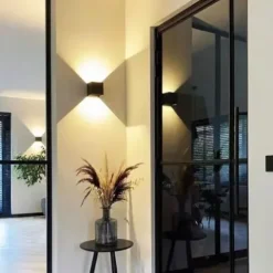 LAMPA ŚCIENNA ELEWACYJNA ZEWNĘTRZNY KINKIET LED 5W IP65 GÓRA DÓŁ LOFT