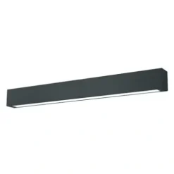 Lampa ścienna, kinkiet IBROS L czarny IP44 do łazienki