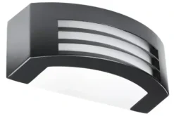 LAMPA ŚCIENNA ZEWNĘTRZNA ELEWACYJNA KINKIET OGRODOWY E27 ALUMINIUM